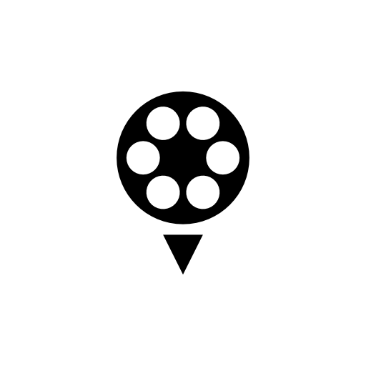 Film Reel Circular Shape Free Vector Icons Designed