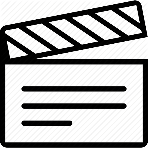 Interface, Movie, Slate Board, Web Icon