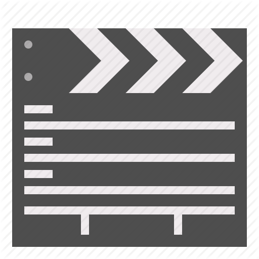 Cinema, Clapper, Movie, Slate Icon