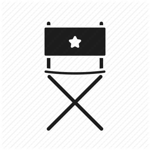 Cinema, Entertainment, Folding Chair, Movie, Star Icon