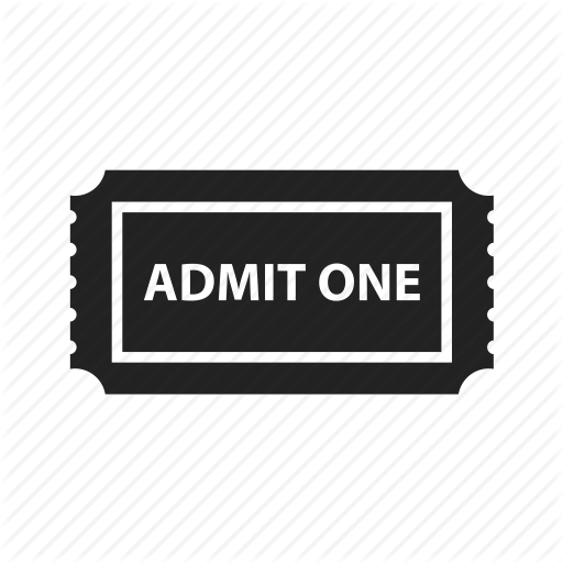 Admit One Ticket Transparent Png Clipart Free Download