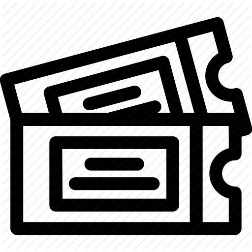 Cashier, Pay, Sold, Ticket Icon