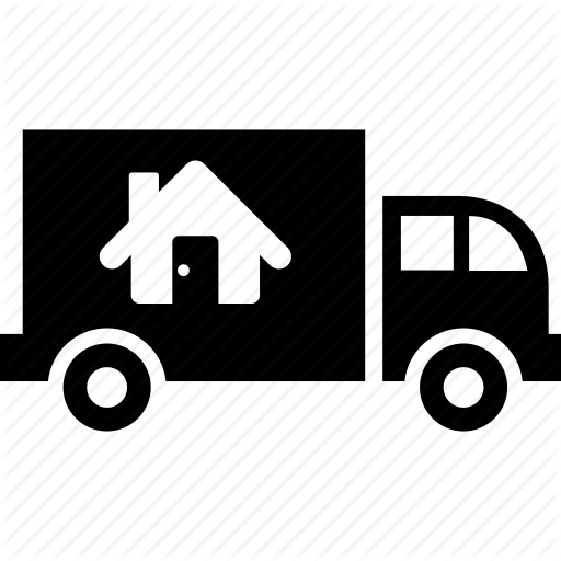 Home, House, Move, Property, Truck Icon
