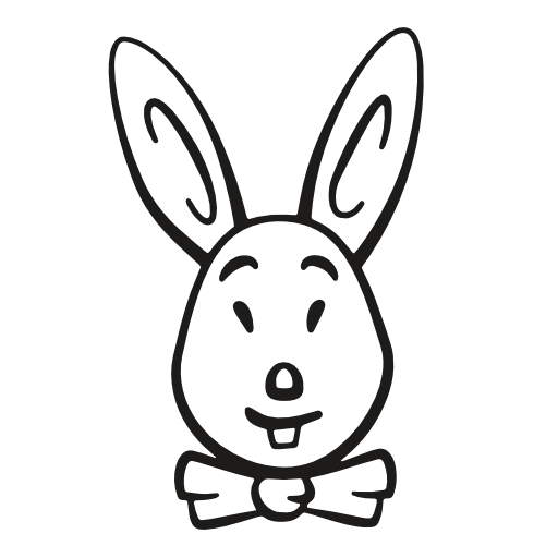 Mr, Rabbit, Animal Icon Free Of Easter Curvy