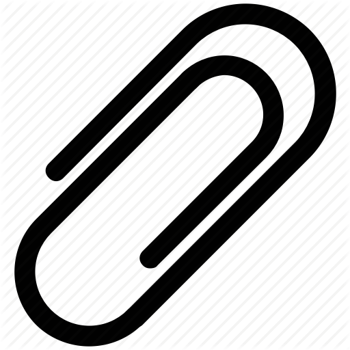 Attach Sign, Clinch, Office Stationery, Paper Binder, Paper Clip Icon