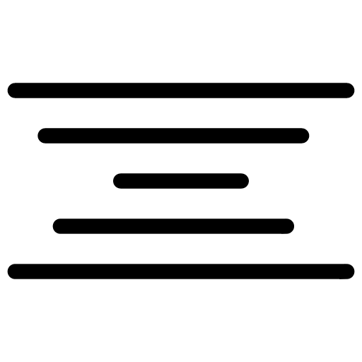 Center Alignment Microsoft Word Icon