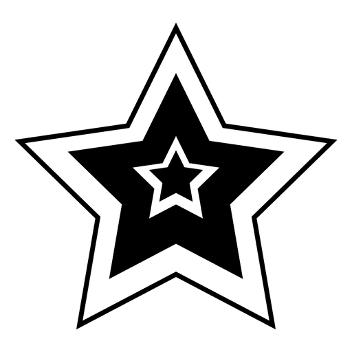 Multi Star Stroke Icon