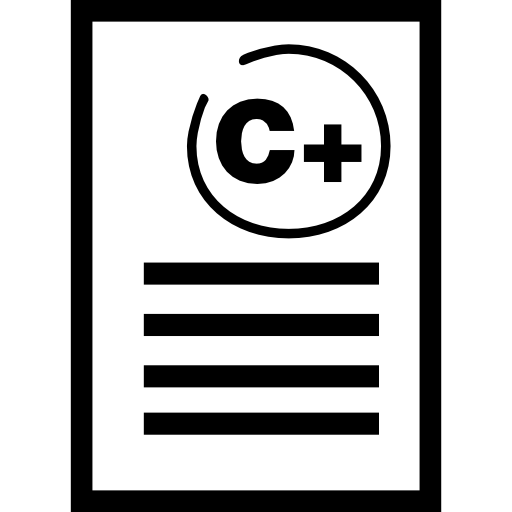 C Test Result Interface Symbol With Text Lines Icons Free Download