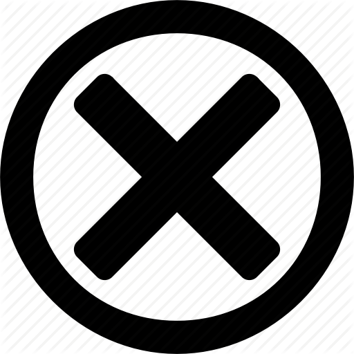 Circle, Close, Delete, Multiplication, Multiply, Remove, Stop Icon