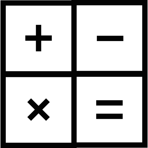 Maths, Addition, Multiplication Icon