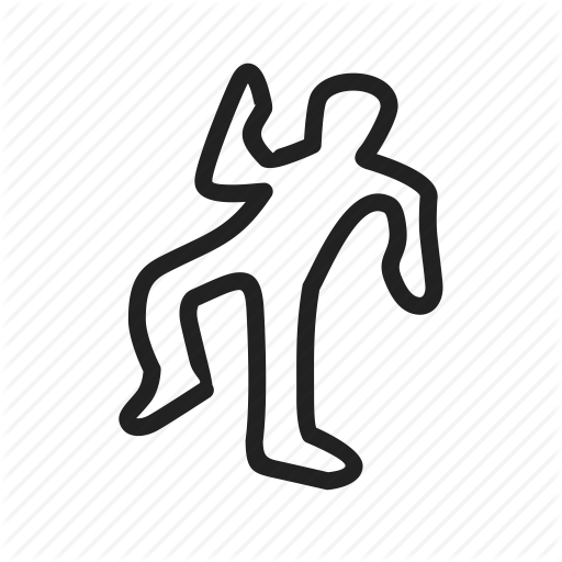 Body, Crime, Dead, Death, Man, Murder, Person Icon