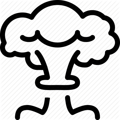 Cloud, Mushroom, Science, Vapour, Water Icon