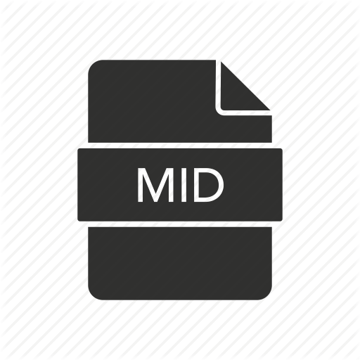 Mid, Mid File, Music, Music Icon