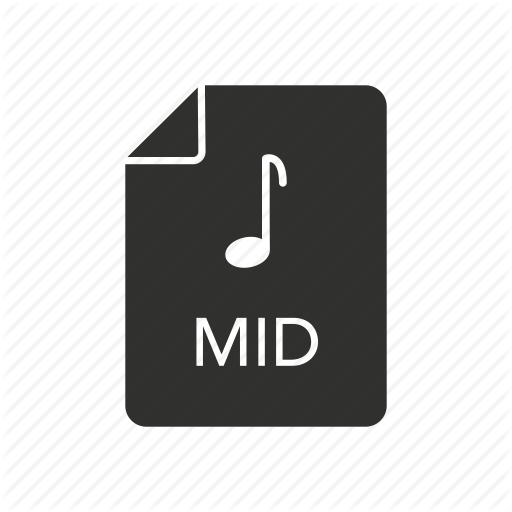 Audio File, Mid, Mid File, Music Icon