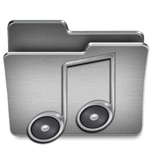 Music, Folder Icon Free Of Steel System Icons