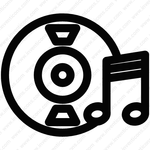 Download Music Cd,cd,compact Disc,disc,music Icon Inventicons