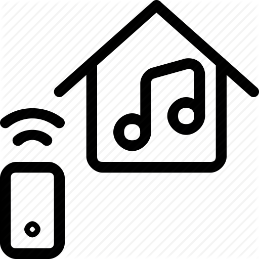 Connected, Control, Iphone, Music, Remote, Technology, Wireless Icon