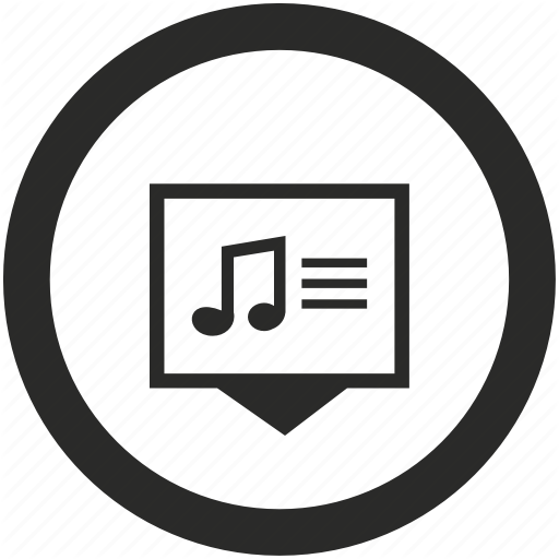 Audio, Music, Note, Player, Song, Sound, Text Icon