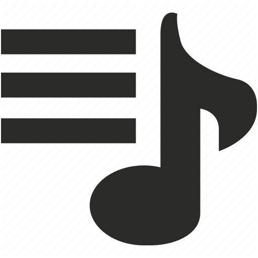 , Music, Note, Song, Sound, Text Icon