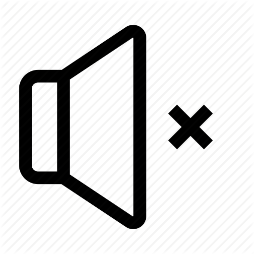 Multimedia, Music, Mute, Off, Silence, Speaker, Volume Icon