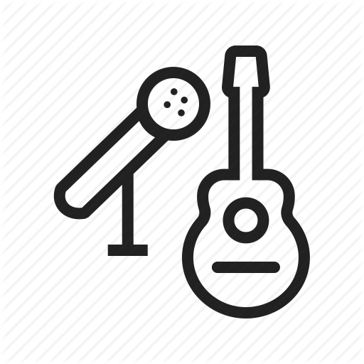 Guitar, Metal, Mic, Microphone, Music, Studio, Wood Icon