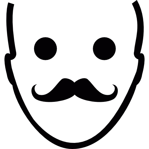 Gestures, Face, Mustache Icon