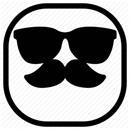 Cool, Emoji, Emoticon, Mustache, Smiley, Sunglasses Icon