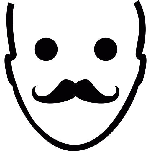 Man With Mustache Png Icon