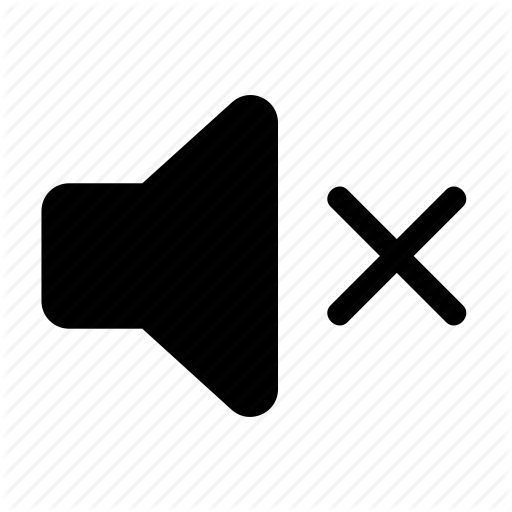 Mute, Mute Button, No Sound, Noiseless, Quiet, Silent Icon