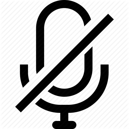 Communication, Mic, Mute, Silent Icon