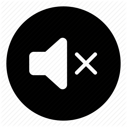 Media Button, Mute, Mute Button, Silence, Speechless Icon