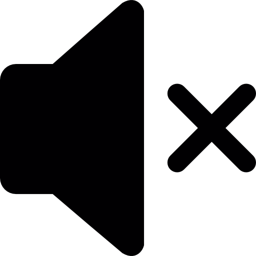 Mute Volume Interface Symbol