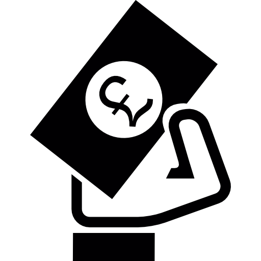 Cash Money In A Hand Icons Free Download