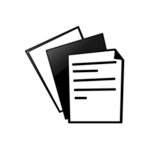 Document Icon Black Images