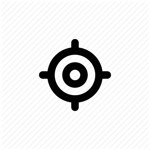 Cross, Crosshair, Current Location, Location, My Location, Scope