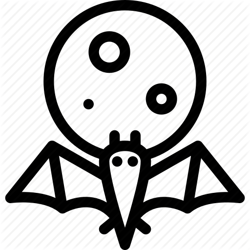 Bat, Fairy Tale, Fantasy, Halloween, Legend, Moon, Myth Icon