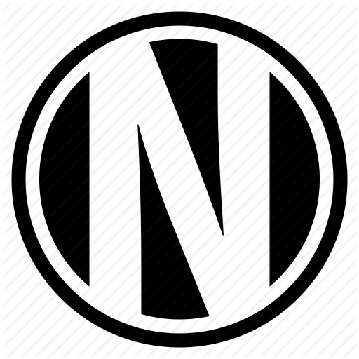 Alphabet, Character, Logo, N, Round, Social Icon