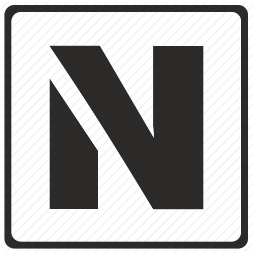 Alphabet, Latin, Letter, Modern, N Icon