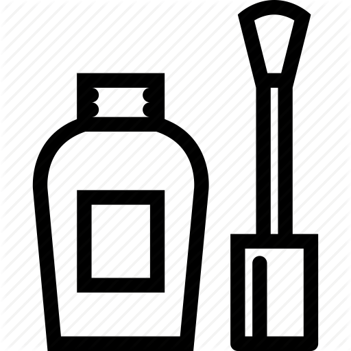 Beauty, Cosmetics, Hairstyle, Nail Polish, Spa Salon Icon