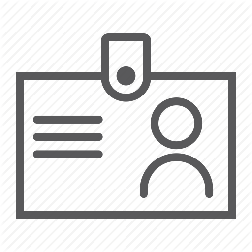 Badge, Card, Id, Identification, Identity, Name, Tag Icon