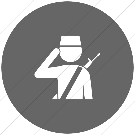 Flat Circle White On Gray Ocha Humanitarians People