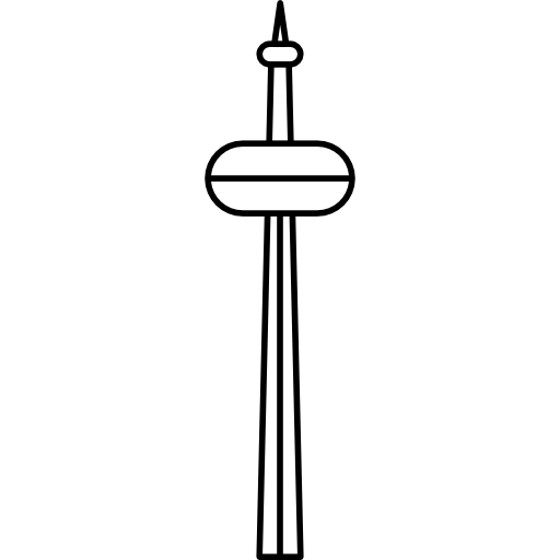 Canadian National Tower Icons Free Download