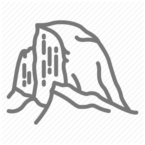 California, Half Dome, National, Park, Yosemite Icon