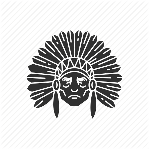 Headdress, Indian, Indian Headdress, Native American Icon