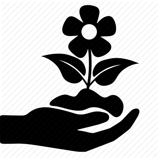 Flower, Green, Hand, Leaf, Leaves, Love, Nature Icon