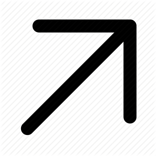 Arrow, Chevron, Navigation, Open, Right, Up Icon