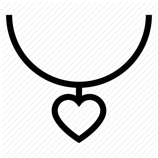 Accessory, Chain, Fashion, Goldnecklace, Heart, Jewelry, Necklace Icon