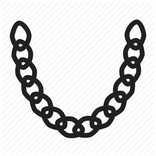 Chain, Gold, Jewelry Icon