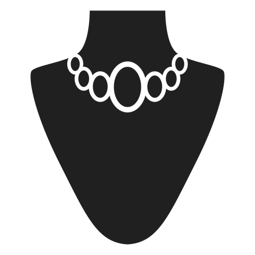 Choker Necklace Black Icon