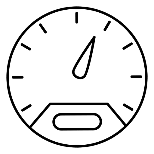 Speed Car Racing Stroke Icon